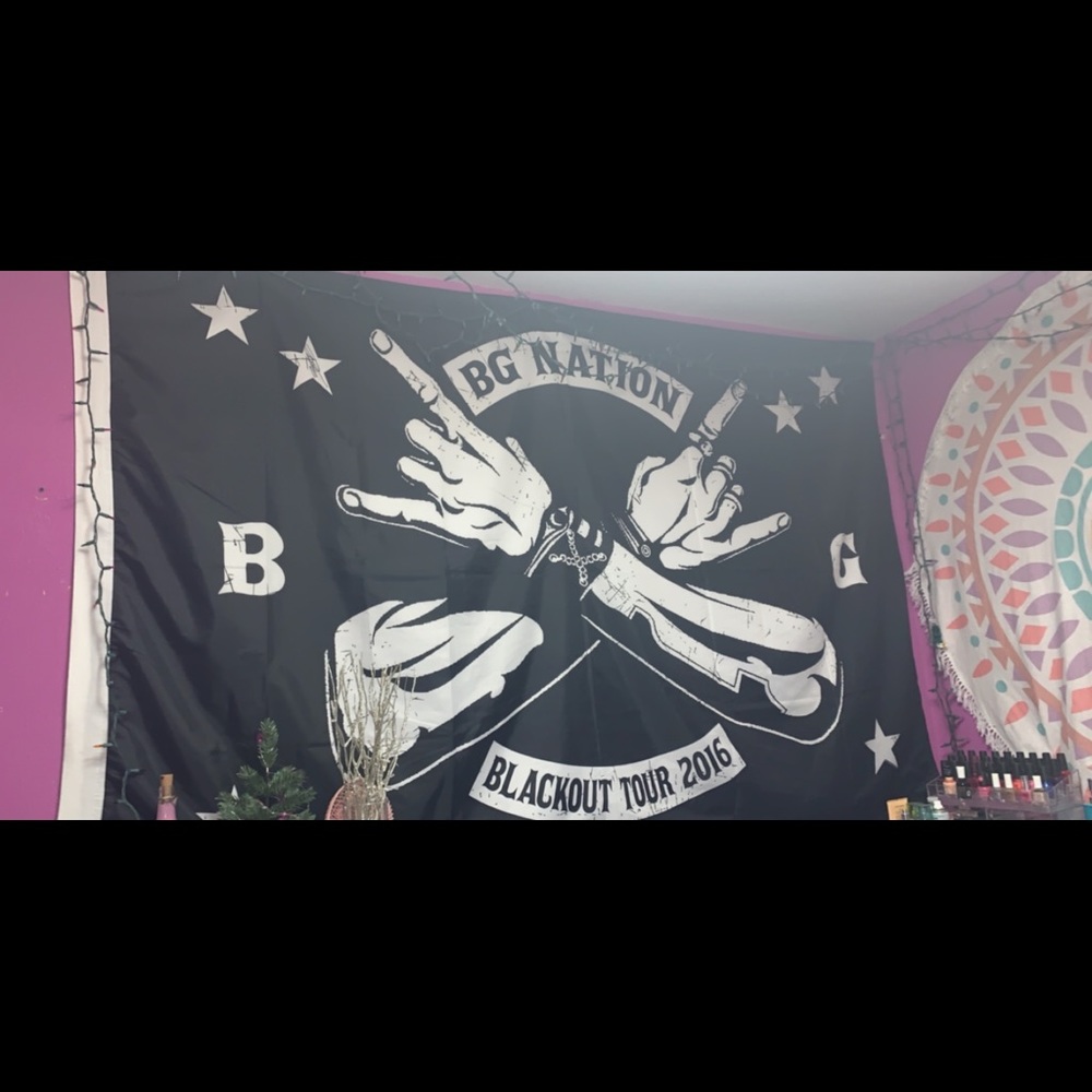 Signed Brantley Gilbert flag